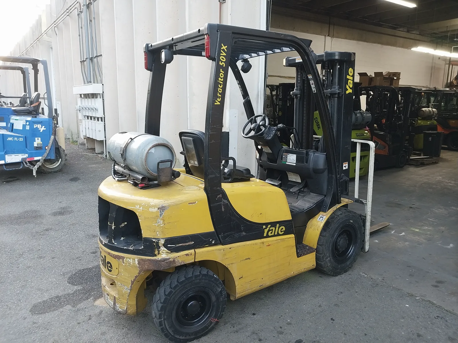 Used Yale counterbalanced forklift available in Central PA